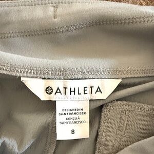 Athleta Light Gray Performance Pants